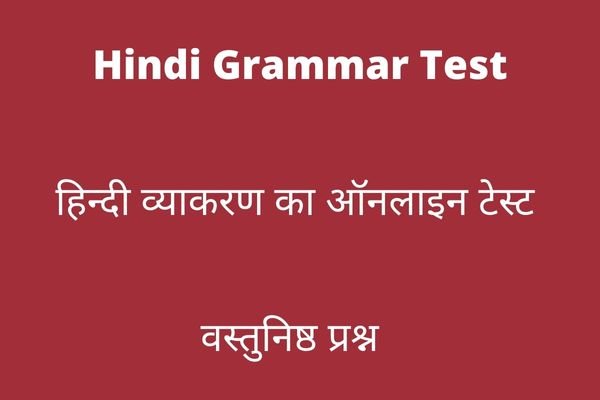 Hindi Grammar Mock Test