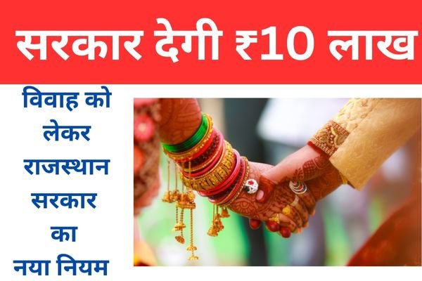 Rajasthan inter Caste Marriage Scheme 2023