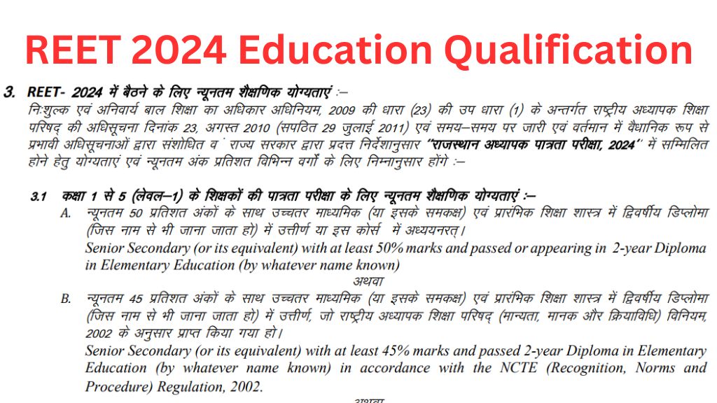 REET Ka Exam Kon De Sakta hai