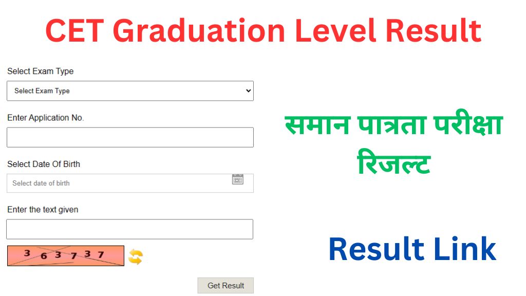 Rajasthan CET Graduation Level Result