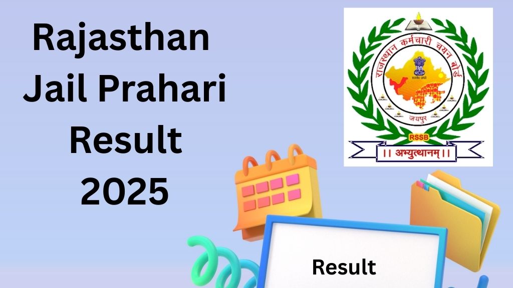 Rajasthan Jail Prahari Result 2025