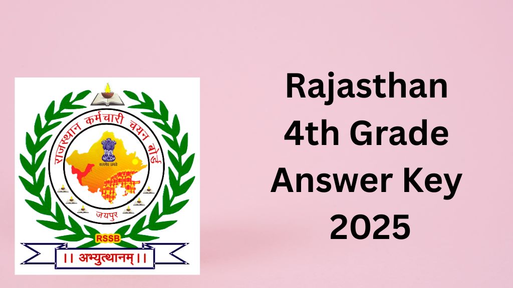 Rajasthan 4th Grade Answer Key 2025