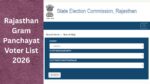 Rajasthan Gram Panchayat Voter List 2026 Ward Wise राजस्थान ग्राम ...