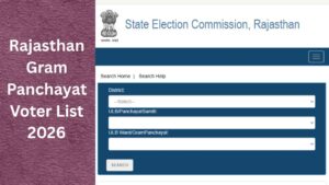 Rajasthan Gram Panchayat Voter List 2026 Ward Wise राजस्थान ग्राम ...