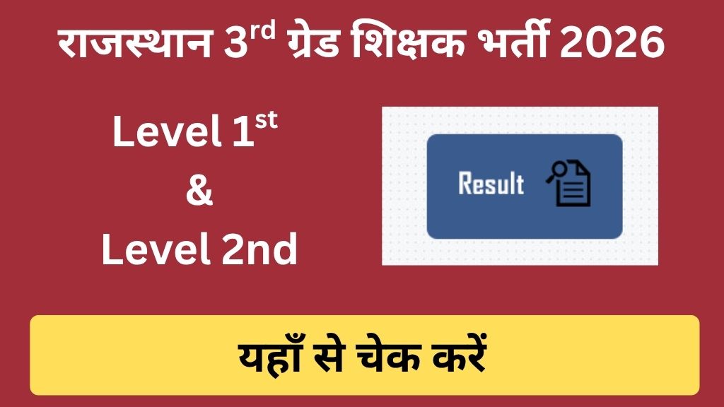 Rajasthan REET Mains Result 2026