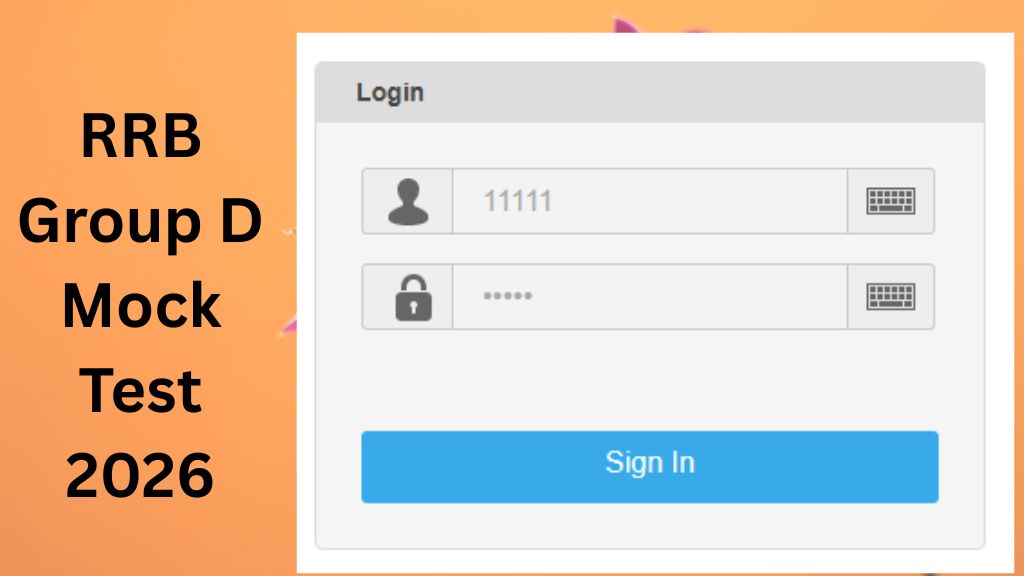 RRB Group D Official Mock Test Link 2026